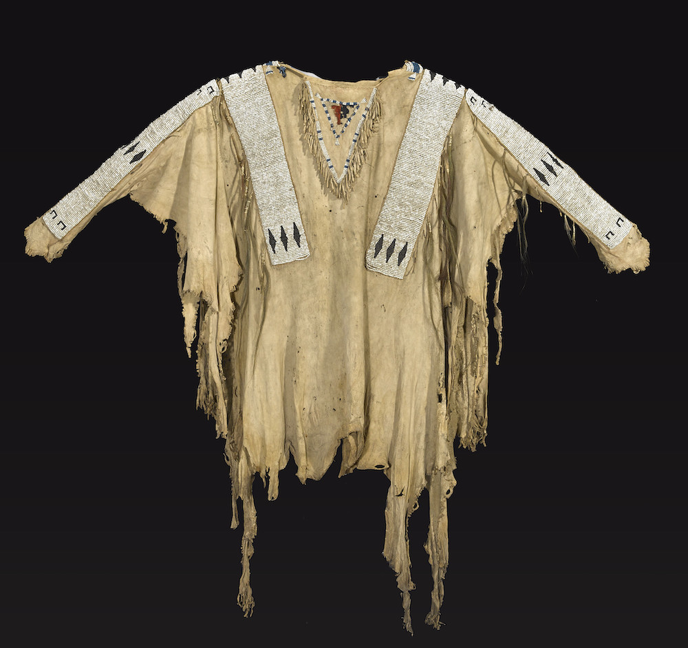 Plain indians war shirt Bonhams